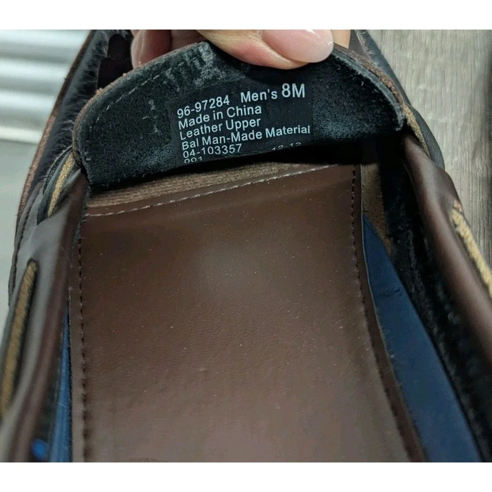 Dark Academia‎ Chaps Leather Tassle Kiltie Loafers Men's 8M Preppy Classic Boat